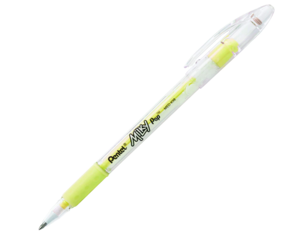 Pentel Milky Pop Gel Pen -- Pastel Yellow