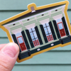 Double Shotgun House Sticker