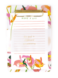 Lilly Girls Clipboard and List Pad