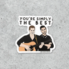 Simply The Best Sticker