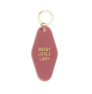 Gutsy Little Lady Motel Keytag- PINK