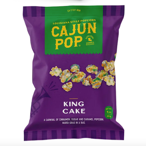 King Cake Popcorn Snack Pack