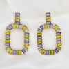 Krewe Kaleidoscope Baguette Earrings