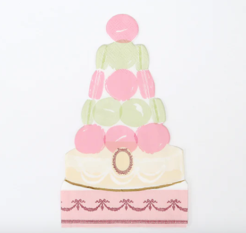 Ladurée Paris Macaron Pyramid Napkins