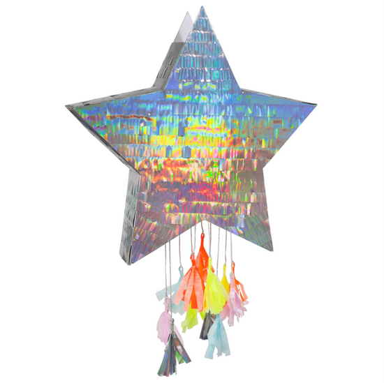 Silver Star Party Piñata