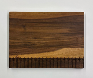 Ironwork Engraved Wood Cutting Board