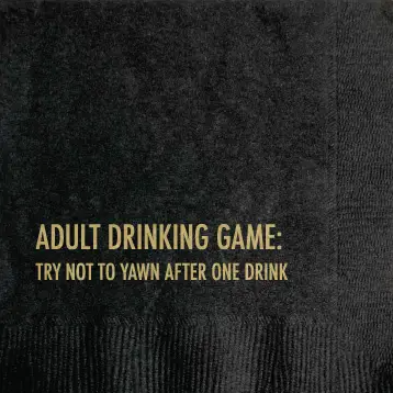 Yawn Game Cocktail Napkins