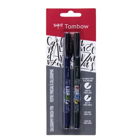 Tombow Fudenosuke Brush Pen Set