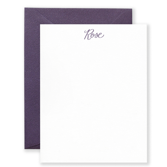 Personalized Signature Social Stationery