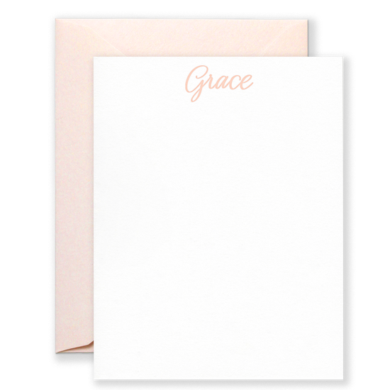 Personalized Signature Social Stationery