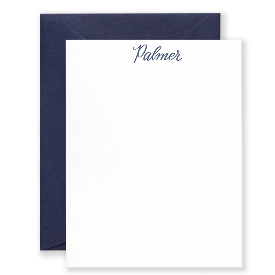 Personalized Signature Social Stationery