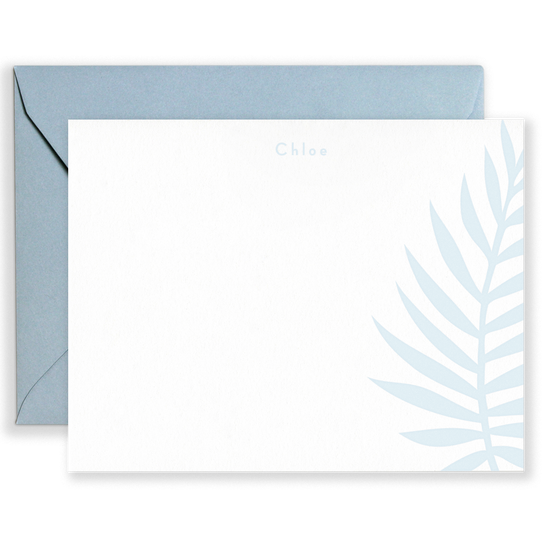 Personalized Palms Social Stationery
