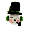 Jolly Snowman Felt Ornament