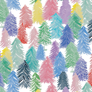 Bottle Brush Forest Wrapping Paper