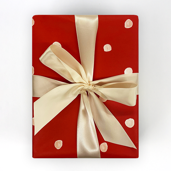 Red Polka Dots Wrapping Paper – Lionheart Prints