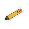 Happy Pencil Sticker