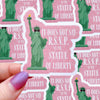 Statue of Liberty Clueless Sticker