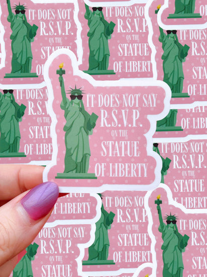 Statue of Liberty Clueless Sticker