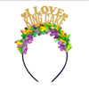 I Love King Cake Party Headband