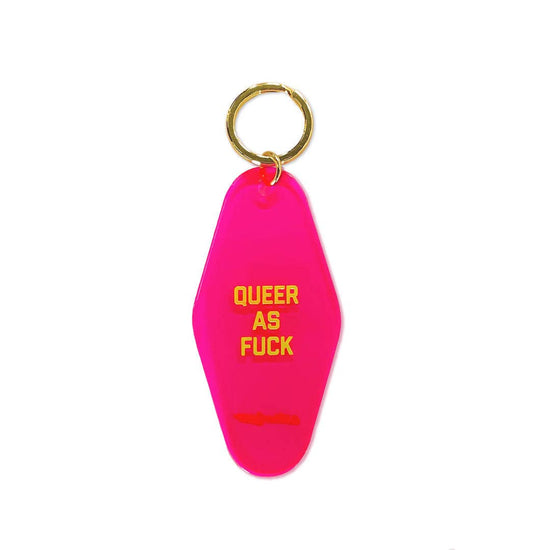 Queer As Fuck Motel Keytag