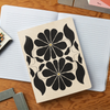 Floral Balance Medium Layflat Notebook
