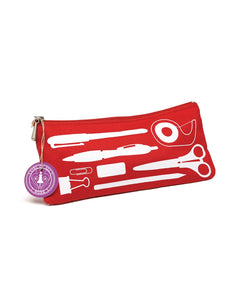 Candy Apple Pencil Pouch