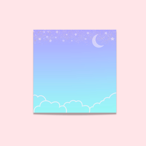 Gradient Sky Square Notepad