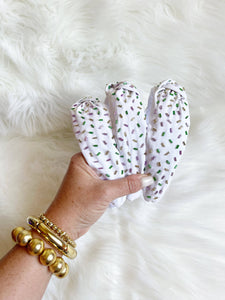 White Mardi Gras Sprinkles Headband