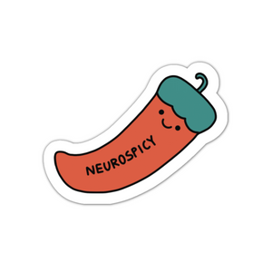 Neurospicy Pepper Sticker