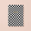 B&W Checkerboard Spiral Notebook