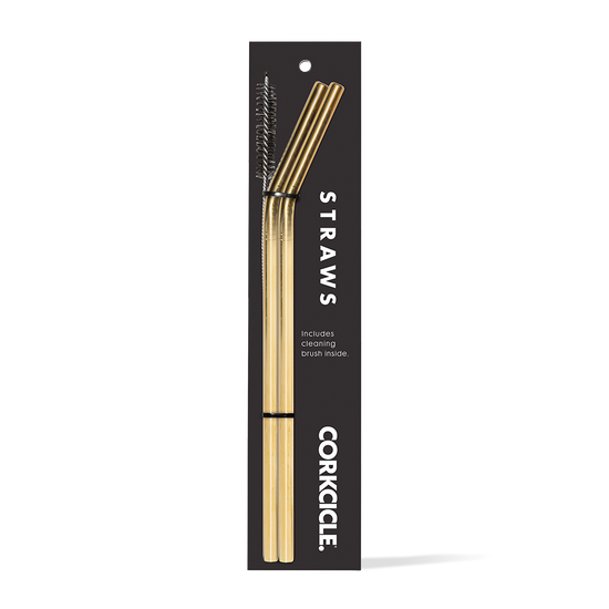 Corkcicle Tumbler Straws (2 Pack) - Gold