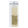 6'' Glitter Wish Beeswax Candles-- Gold
