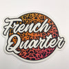 French Quarter Cheetah Print Sticker