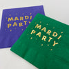 Mardi Party Cocktail Napkins