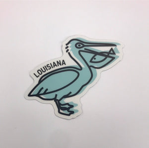 Louisiana Pelican Sticker