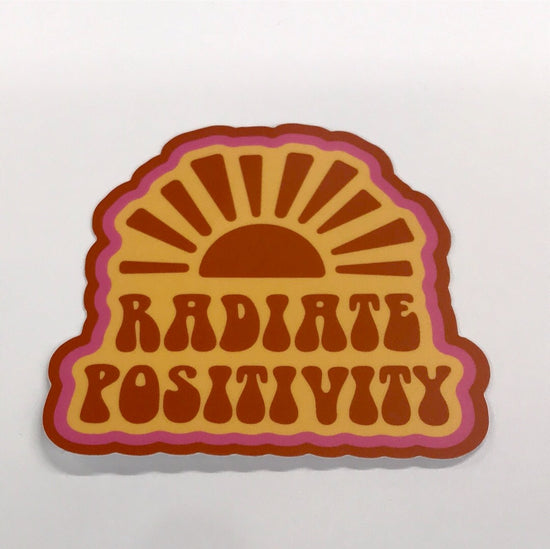Radiate Positivity Sticker