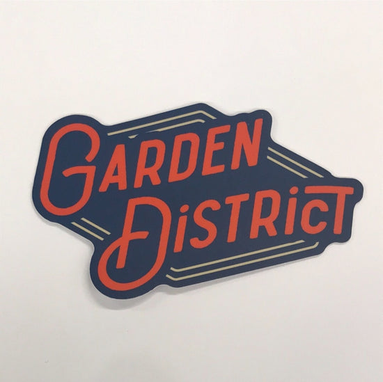 Garden District Sticker