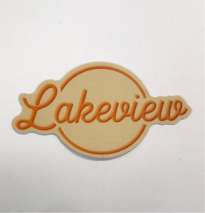 Lakeview Sticker