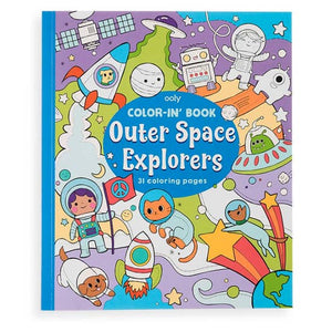Color-in- Book: Outer Space Explorers