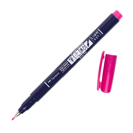 Tombow Fudenosuke Brush Pen Pink