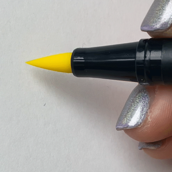 Tombow Baby Yellow Dual Brush Pen – Lionheart Prints