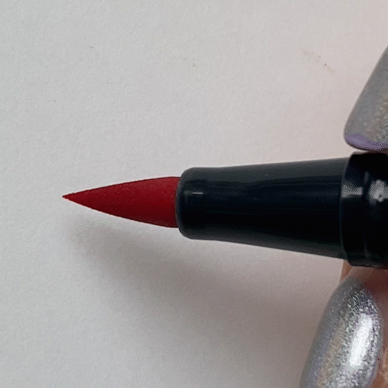 Tombow Poppy Red Dual Brush Pen