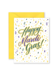 Happy Mardi Gras! Greeting Card