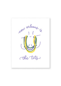 New Orleans Is The Tits Postcard