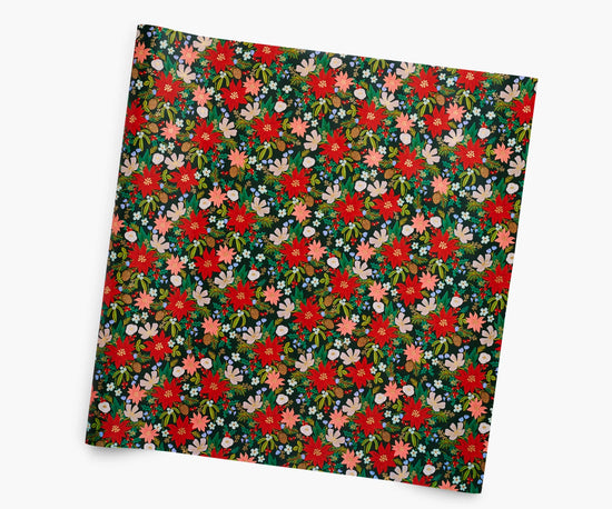 Poinsettia Continuous Wrapping Paper